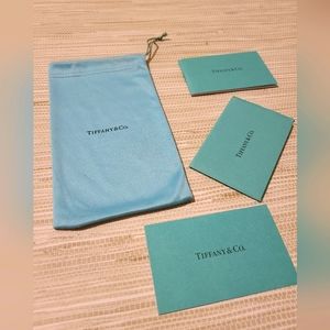 Tiffany Sunglasses Bag and small envelope with authentication insert